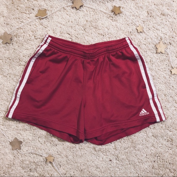 red adidas shorts - Picture 3 of 4